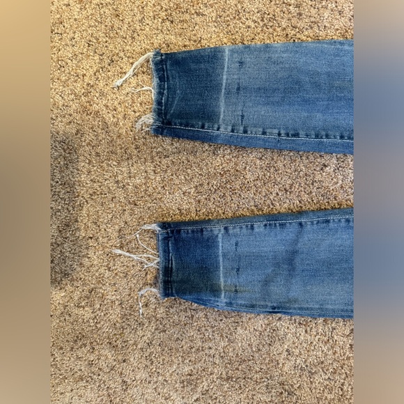 Polo Ralph Lauren The Tompkins Skinny Torn Distress Jeans Blue - Picture 2 of 10